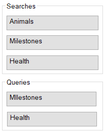 8. Searches & Queries Buttons